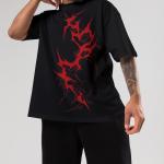 Men's Printed Drop Shoulder