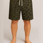 Men's French Terry Printed Shorts